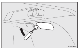 Mitsubishi Lancer: Rear combination lamps. 2. Remove the socket and bulb assemblies by turning them anticlockwise.