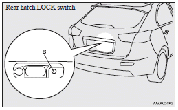 Mitsubishi Lancer: To operate using the keyless operation function. Note
