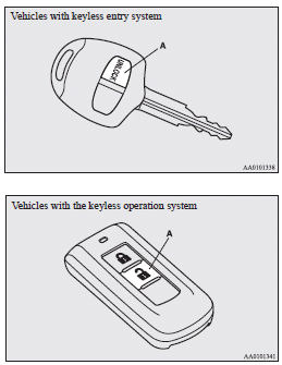 Mitsubishi Lancer: Changing the security alarm settings. The settings mode can be toggled by pressing the UNLOCK switch. The mode can