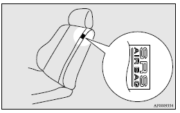 Mitsubishi Lancer: Side airbag system. Curtain airbag system