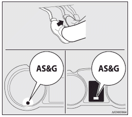 Mitsubishi Lancer: Automatically stopping the engine. Note