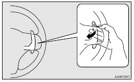 Mitsubishi Lancer: Manual shift. Shifting down