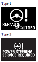 Mitsubishi Lancer: Electric power steering system (EPS). When there is a malfunction in the system, the warning display will appear on