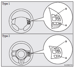 Mitsubishi Lancer: To deactivate. The set speed driving is deactivated automatically in any of the following ways.