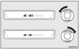 Mitsubishi Lancer: Radio data system (RDS). Note