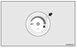 Mitsubishi Lancer: Operating the air conditioning system. Cooling