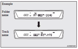 Mitsubishi Lancer: To listen to a CD. ID3 tag information