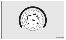 Mitsubishi Lancer: Control panel. Note