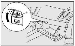 Mitsubishi Lancer: How to connect an iPod. 3. Connect the Dock connector (C) to the iPod (B).