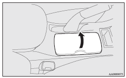 Mitsubishi Lancer: For the front seat. For the rear seat