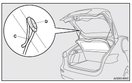 Mitsubishi Lancer: Rear shelf panel. To remove