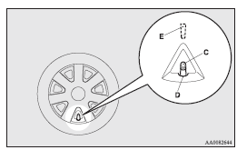 Mitsubishi Lancer: Wheel covers. Note